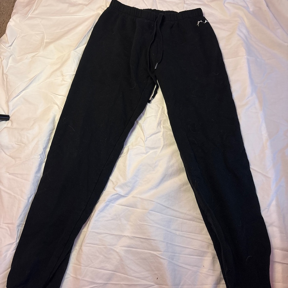 PINK Victoria's Secret Black Joggers